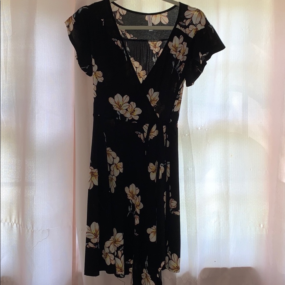 Xhilaration wrap around dress